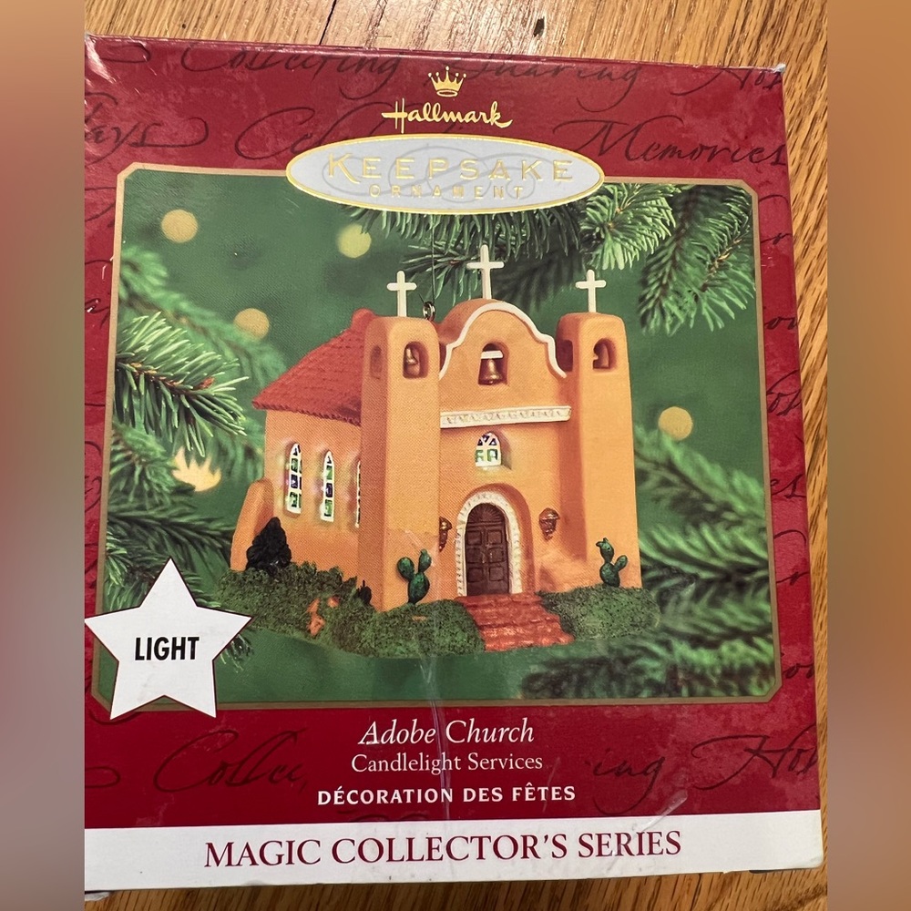 Hallmark magical adobe church ornament